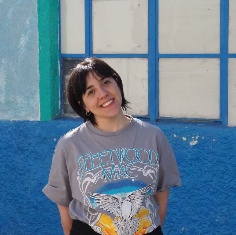 Florencia Vieites delante sonriendo